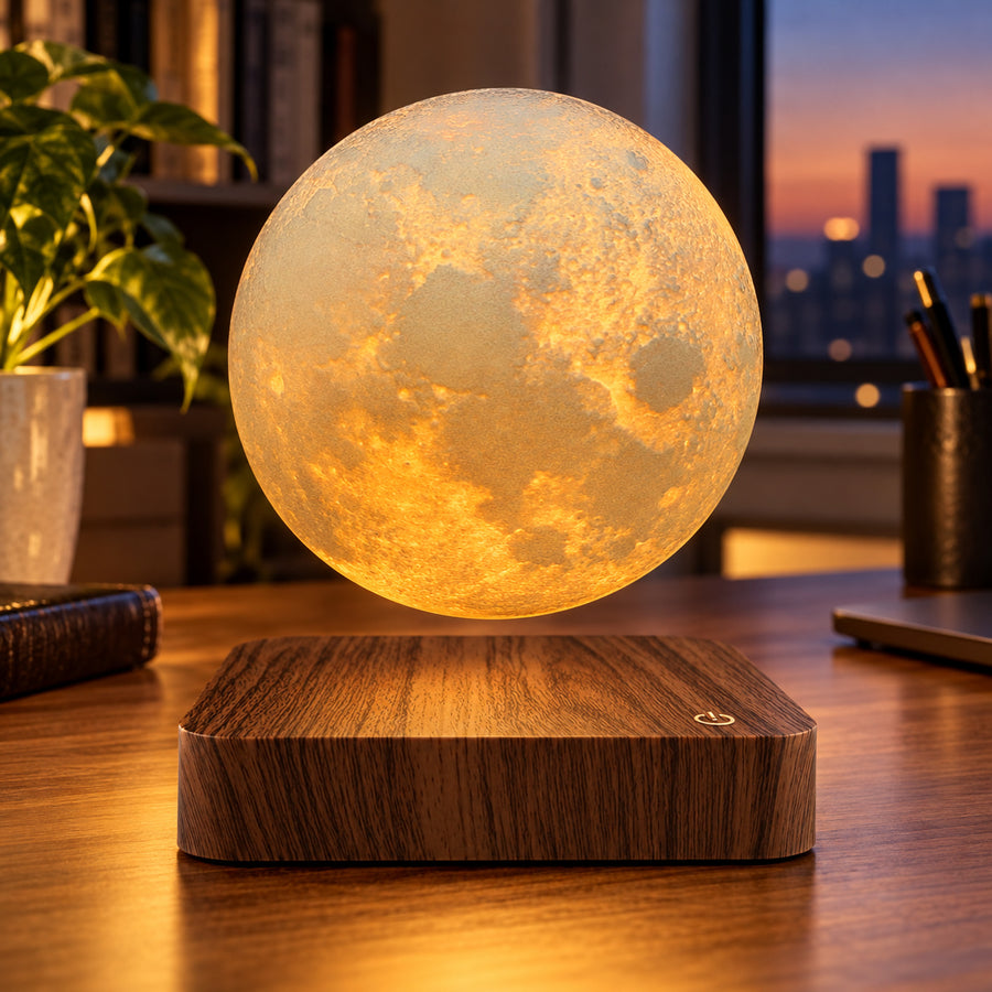 Magnetic Levitating Moon Lamp