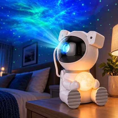 Astronaut Galaxy Projector with Moon Light