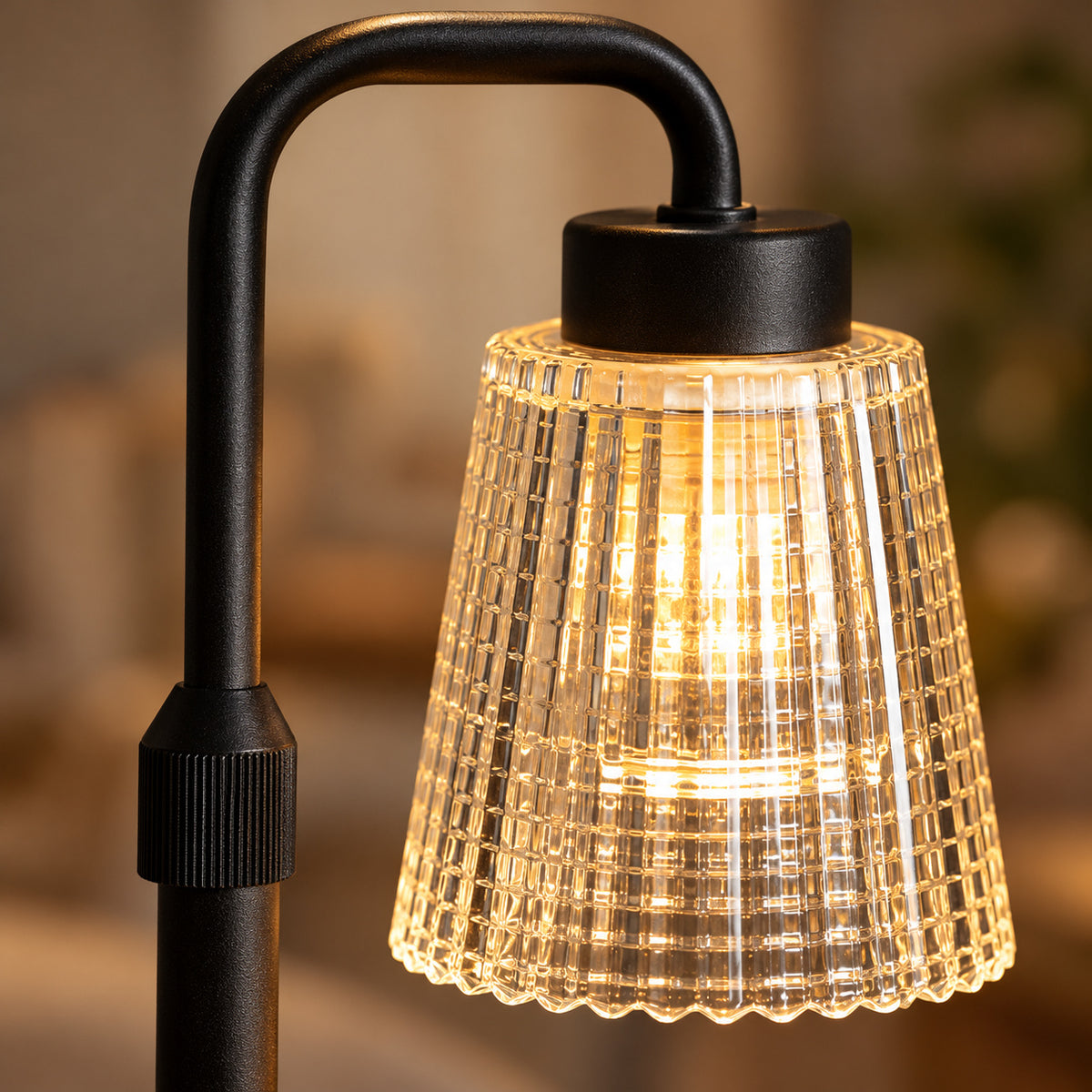 Adjustable Glass Candle Warmer Lamp